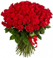 Розы красные для моно букета или композиции под ленту