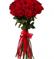 Красные розы Фридом 110 см