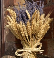 Букет из пшеницы и Лаванды под ленту
