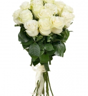 Белая роза Анастасия 90 см