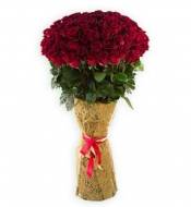 Красные розы Эксплорер 140 см