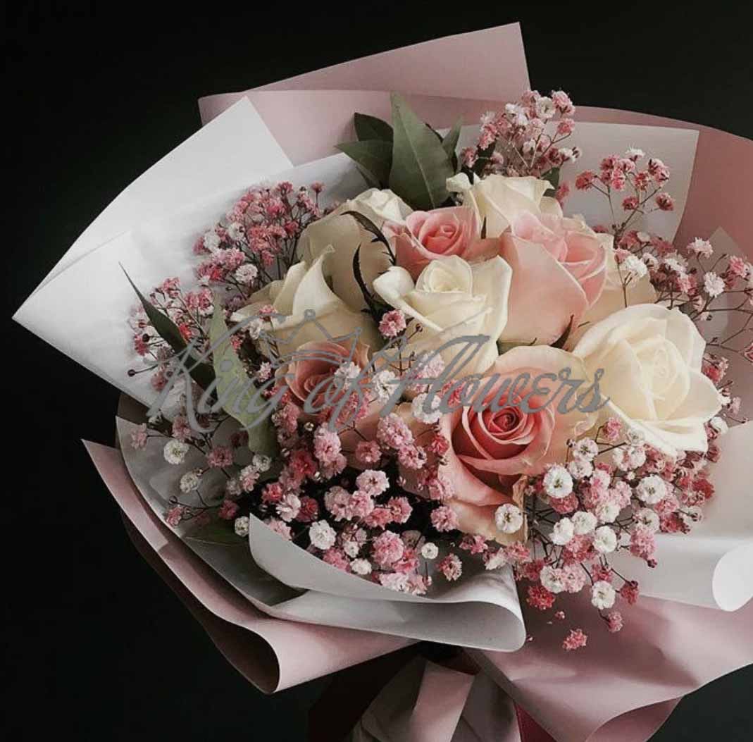Красивые букеты цветов в упаковке фото